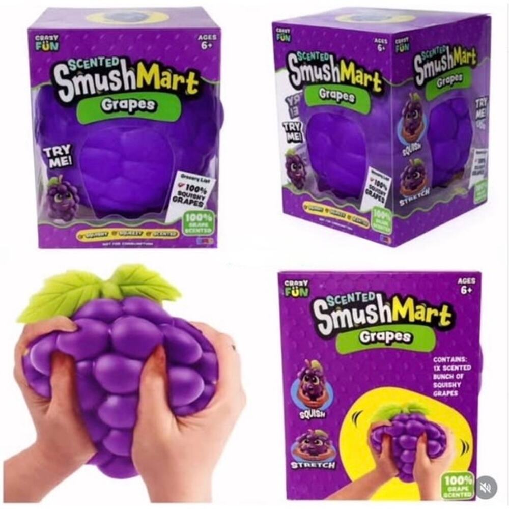 RMS Scented Smush Mart Grapes 🍇 Squishy Sensory Stress Relief Five Below Viral
